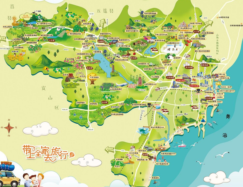 灵山景区使用手绘地图给景区能带来什么好处？